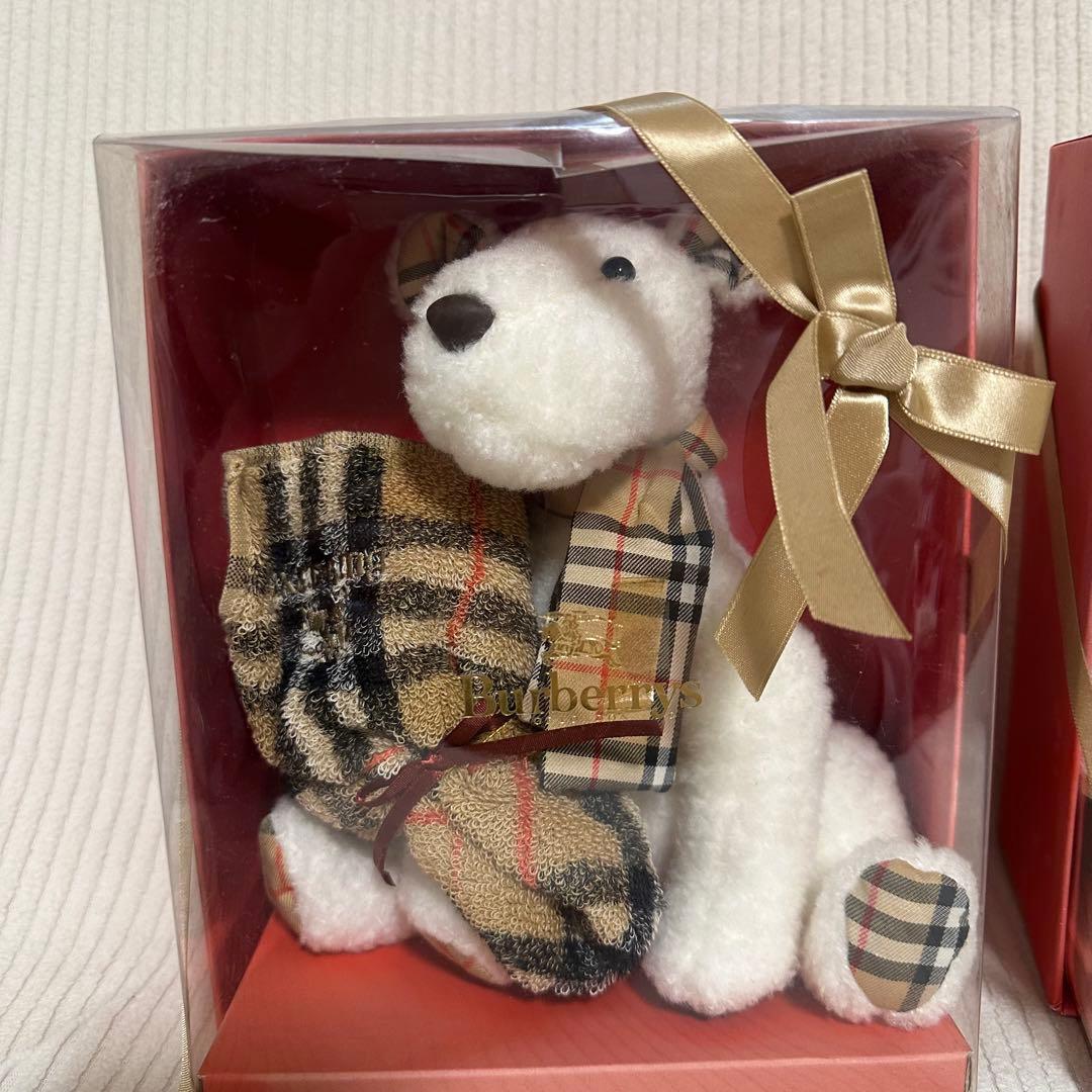 バーバリー　ぬいぐるみ　ハンカチ
