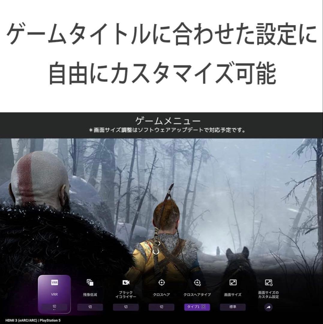 ムギムギ SONY BRAVIA 2023年製 XRJ-65A80L