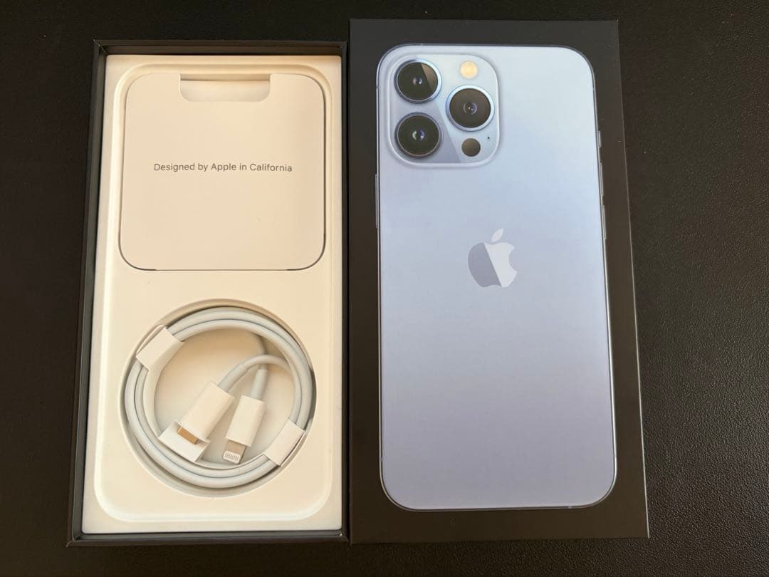 箱付き 美品 iPhone 13 Pro シエラブルー 256GB 本体