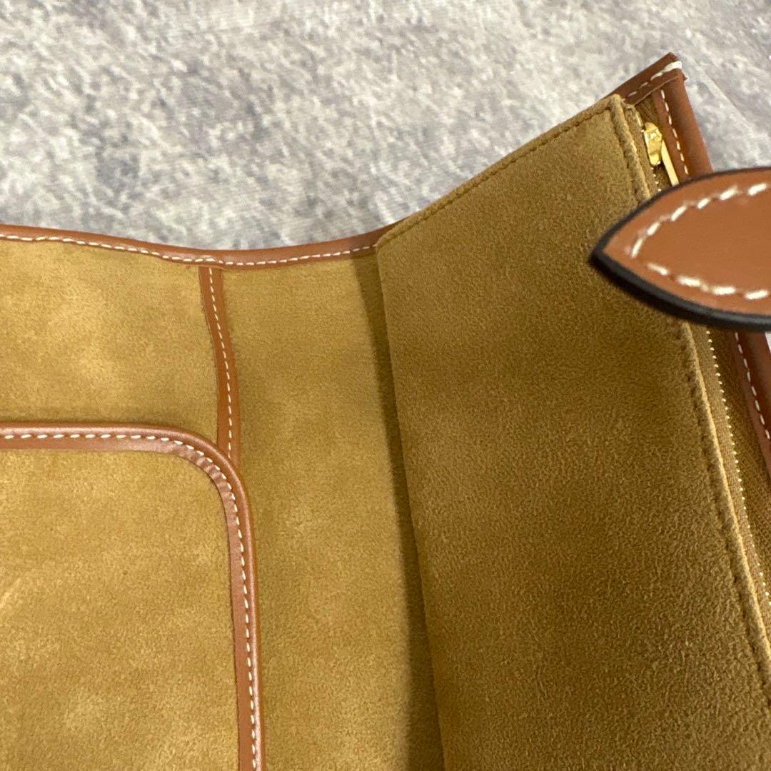 ジュエリーポーチ / トリオンフキャンバス & カーフスキン　セリーヌ