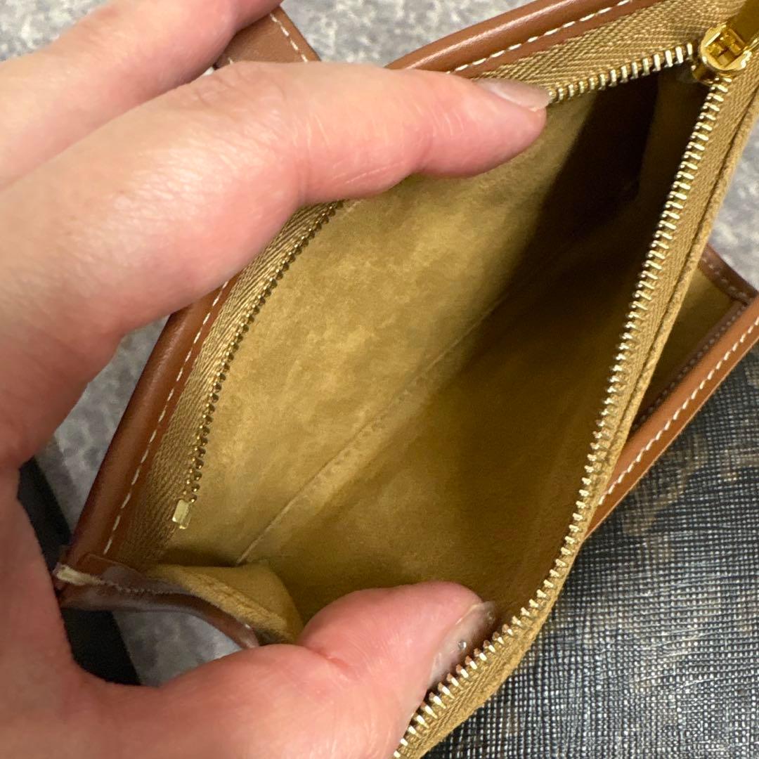 ジュエリーポーチ / トリオンフキャンバス & カーフスキン　セリーヌ