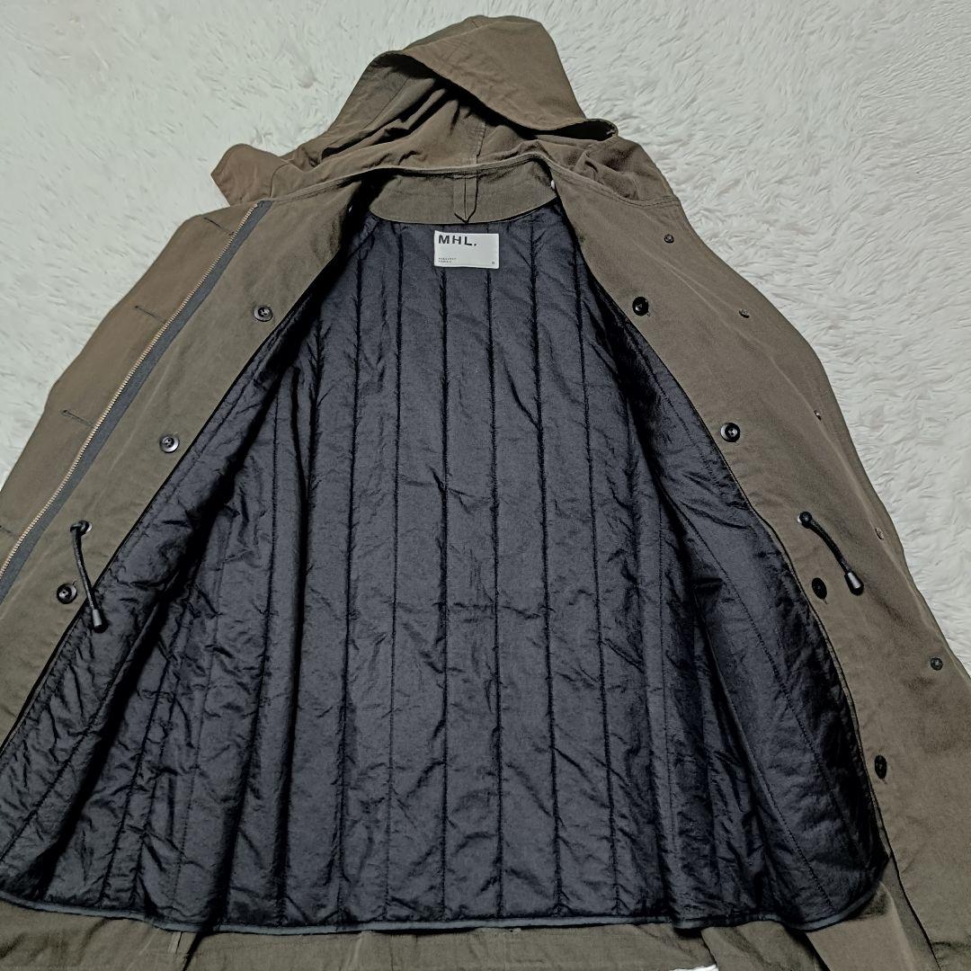 MHL.　VINTAGE COTTON NYLON　ライナー付　カーキ　2