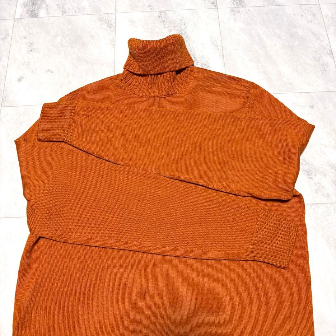 【極美品】ドルモア 8ゲージタートルネックニット ビームス取扱 48 イタリア製