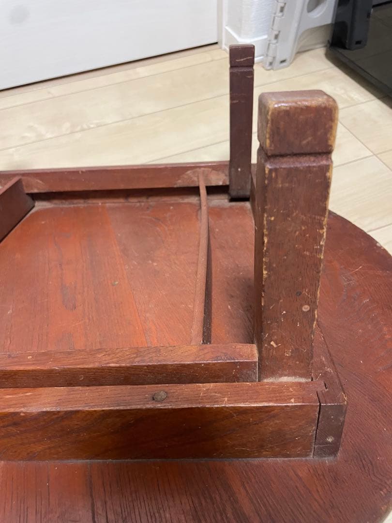 ちゃぶ台 昭和　木製 当時物