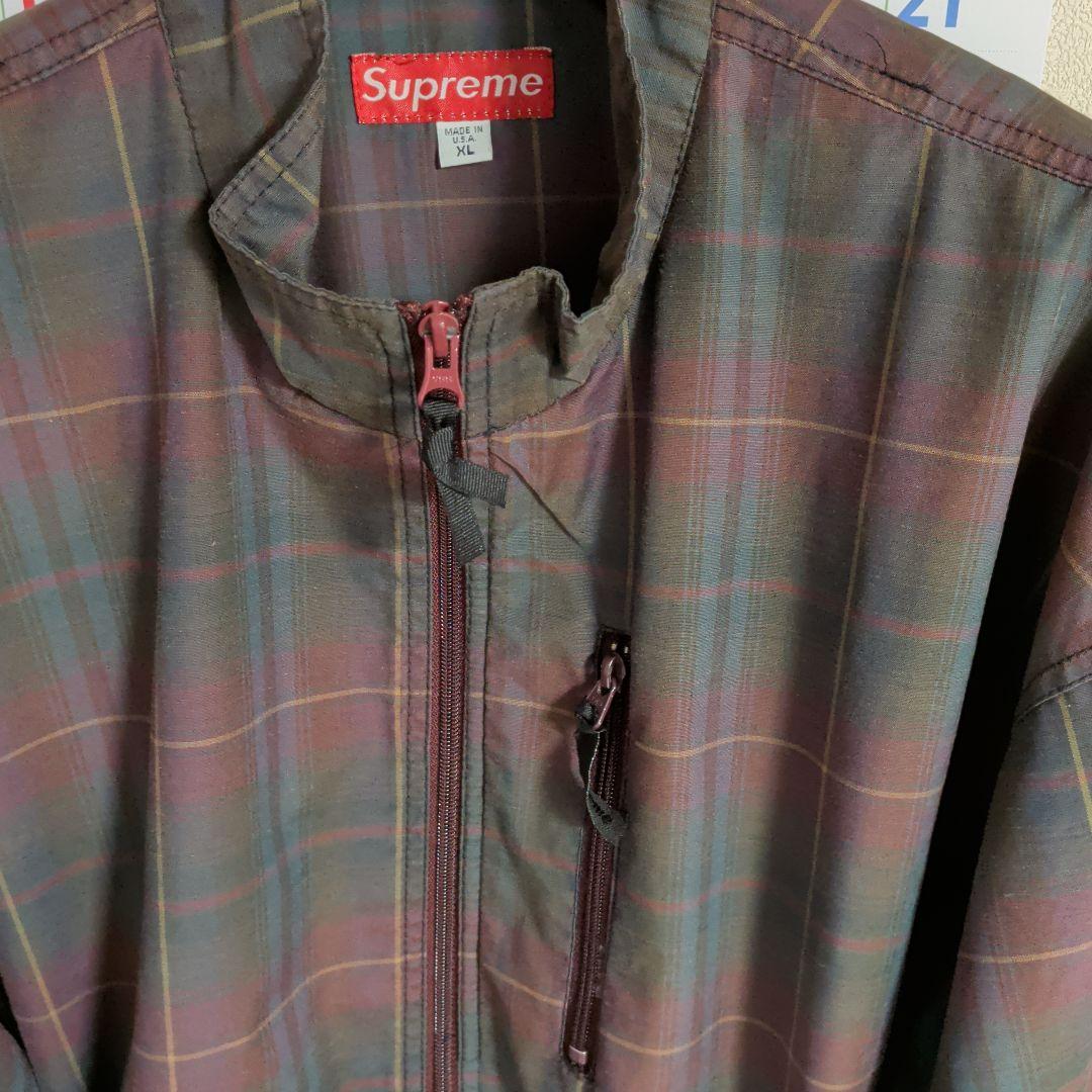 old Supreme XL チェック柄ジャケット XLサイズ