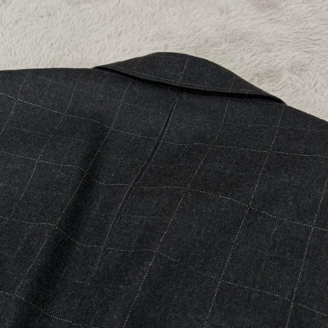 【極美品/裏地ロゴ入り】マッキントッシュロンドン スーツセット グレー M