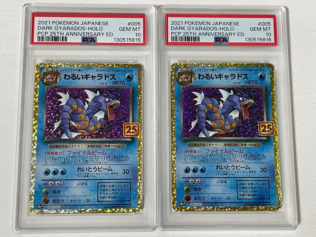 わるいギャラドス　25th psa10 2枚セット