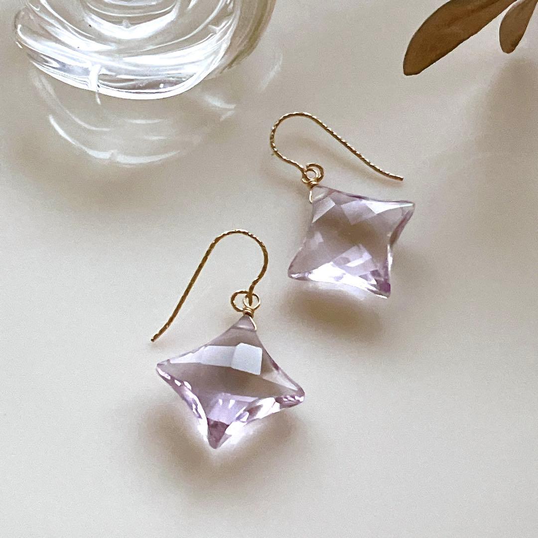 tama◆希少✧ローマングラスピアス✧マルチカラーサファイア