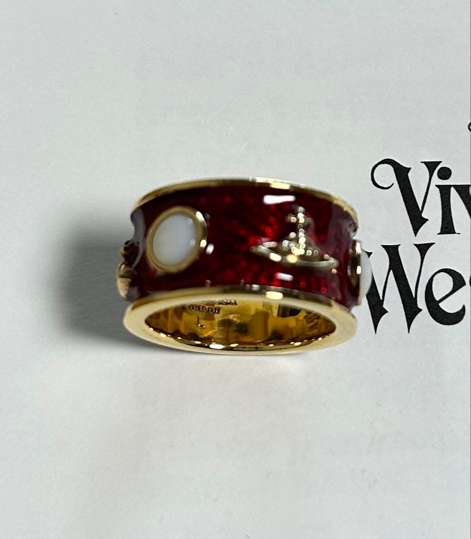激レア正規品VivienneWestwood キングリング　赤 復刻版Lサイズ