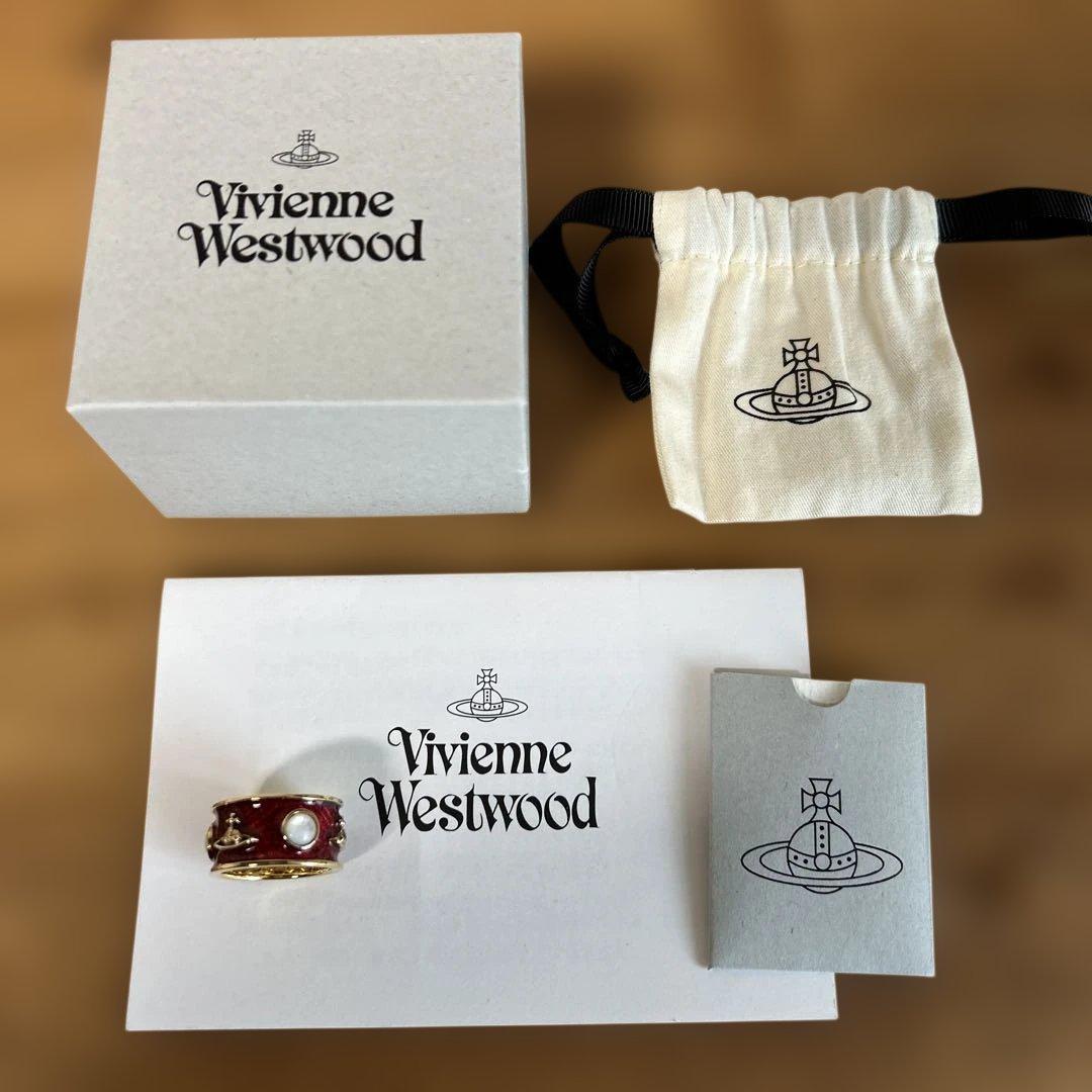 激レア正規品VivienneWestwood キングリング　赤 復刻版Lサイズ