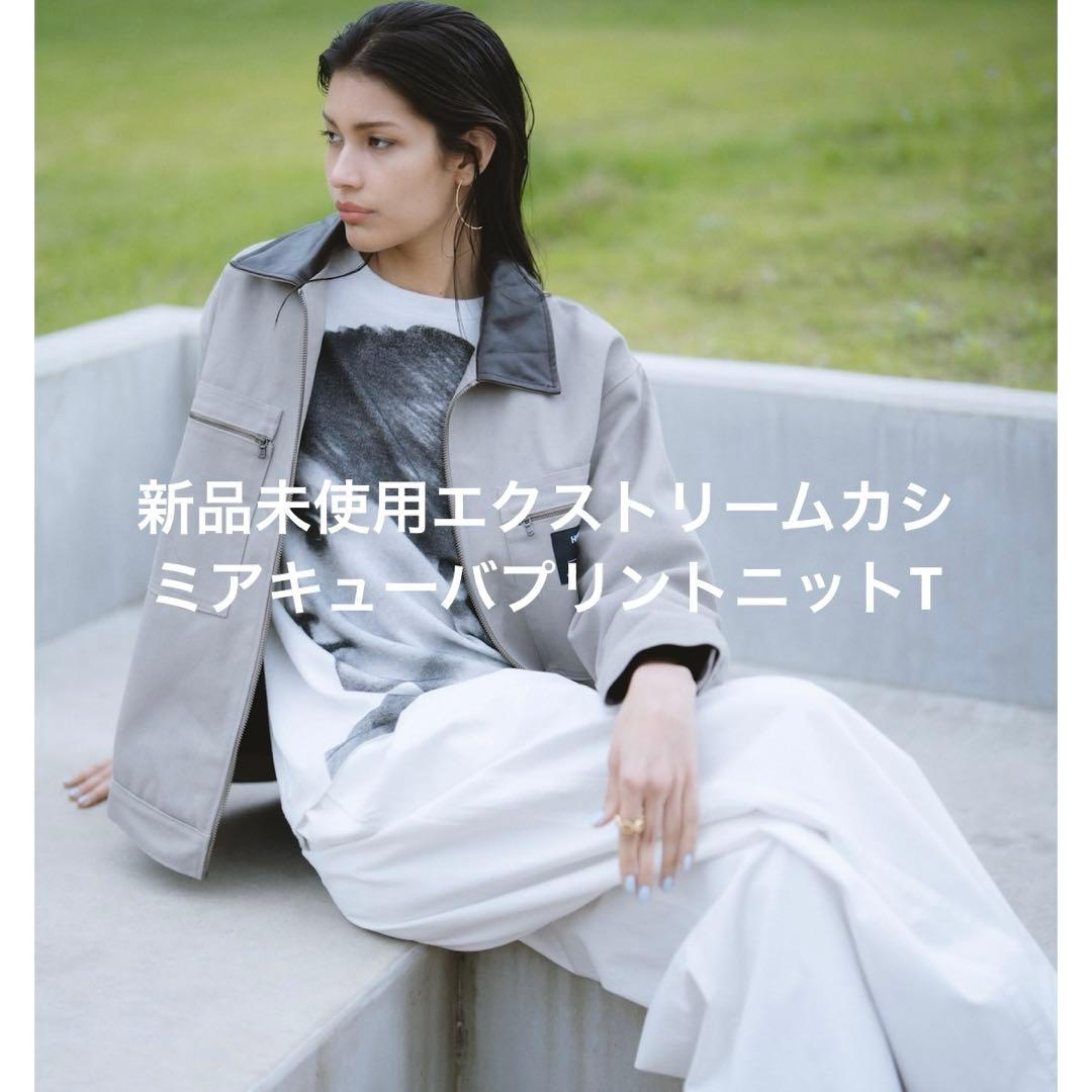 希少ロンハーマン新作☆extreme Cashmereキューバ プリントニットT