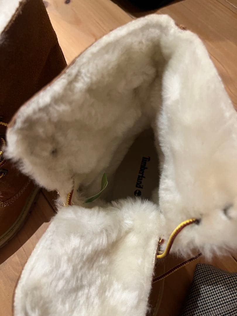 Timberland 24.5　ブーツ レースアップ キャメル ティンバーランド