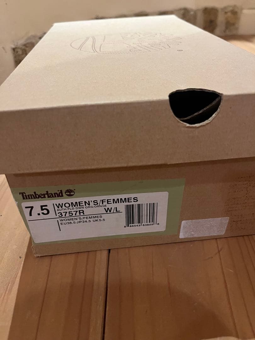 Timberland 24.5　ブーツ レースアップ キャメル ティンバーランド