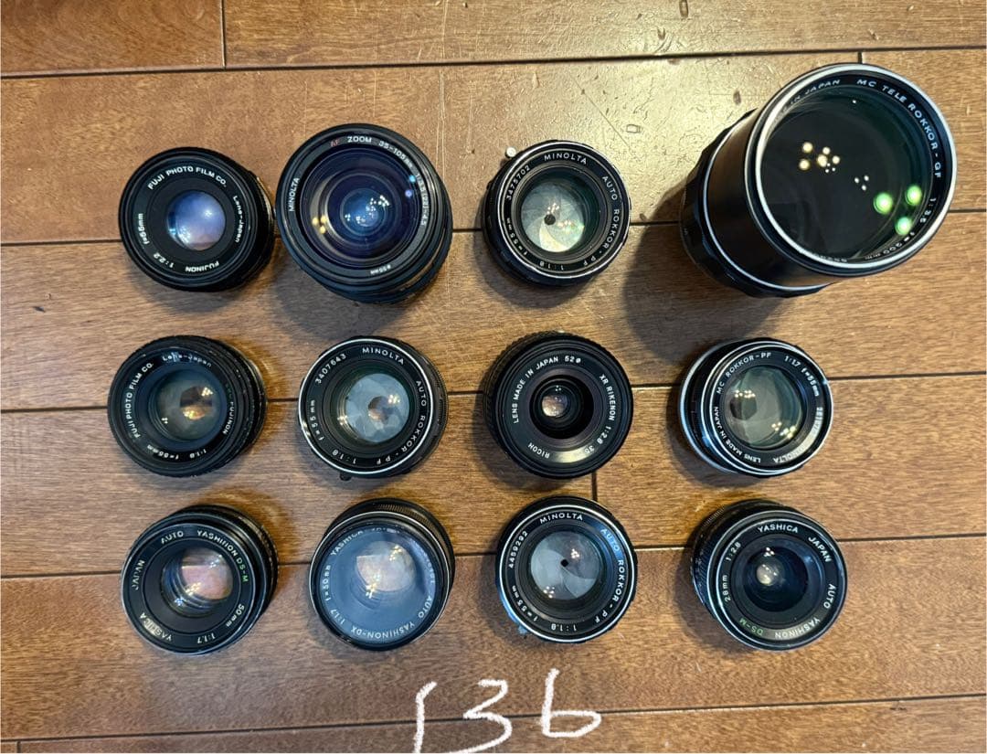 レンズセット ジャンクJ136