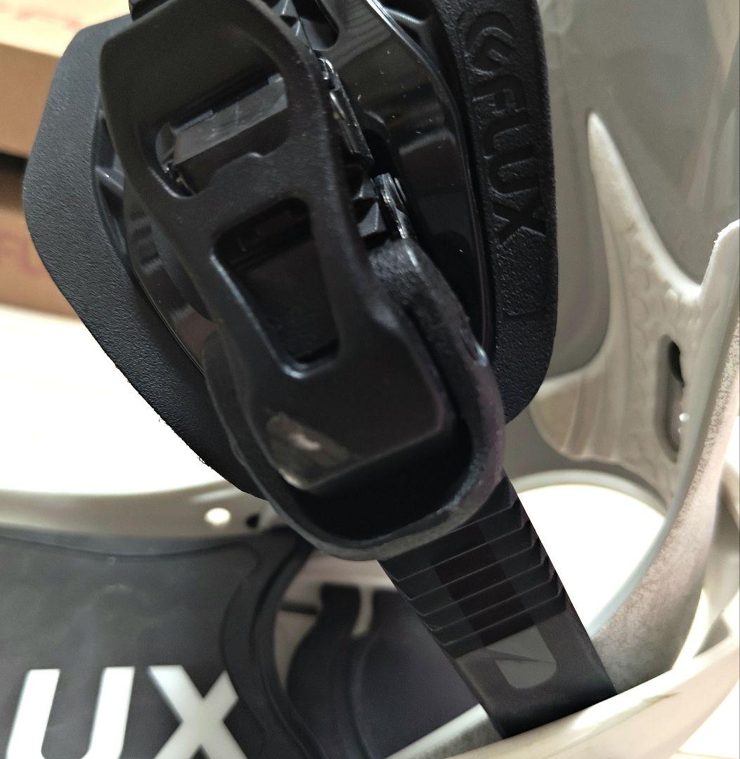 FLUX CV Sサイズ スノーボードビンディング ホワイト 22−23モデル