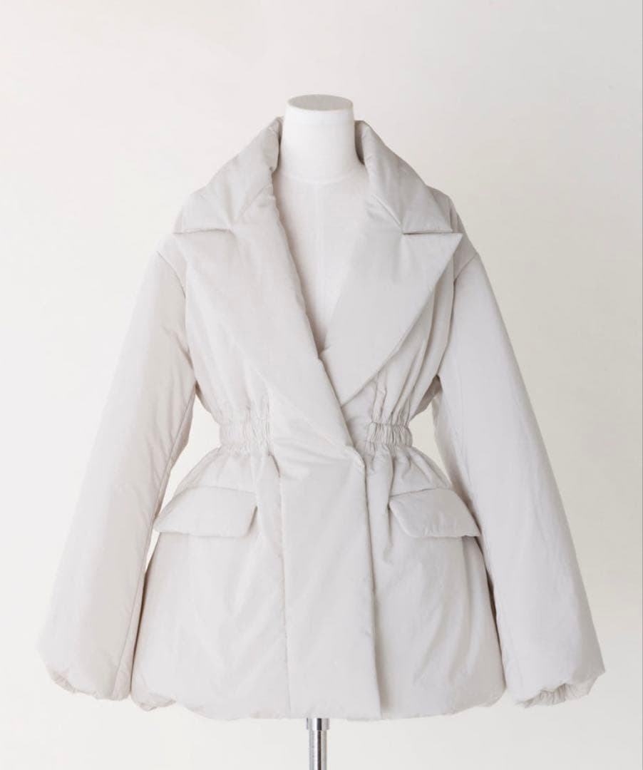 ジャケット・アウター FETICO NYLON PUFFER JACKET IVORY size2