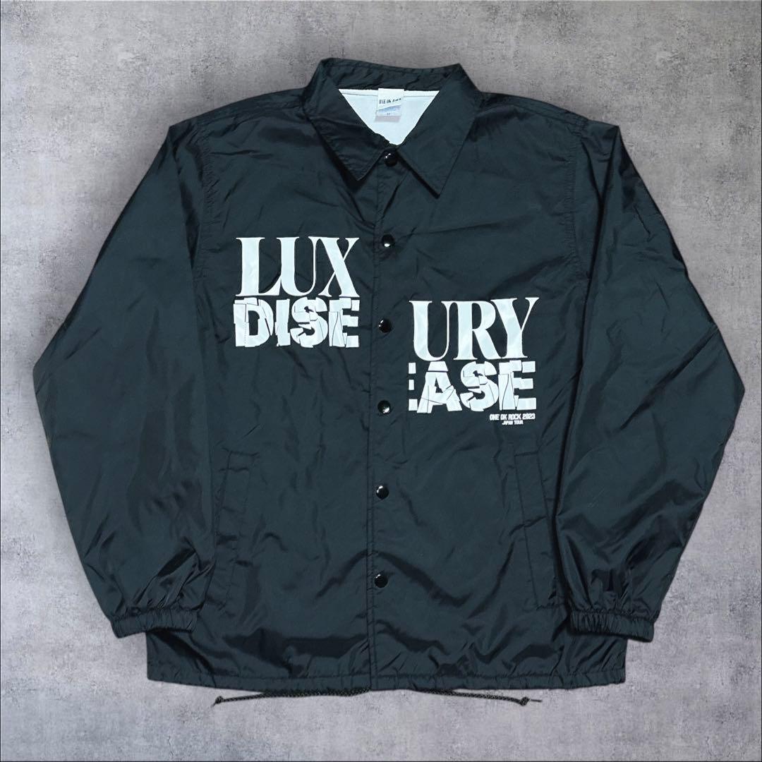 ONE OK ROCK ライブ　バンド　コーチジャケット　ブラック