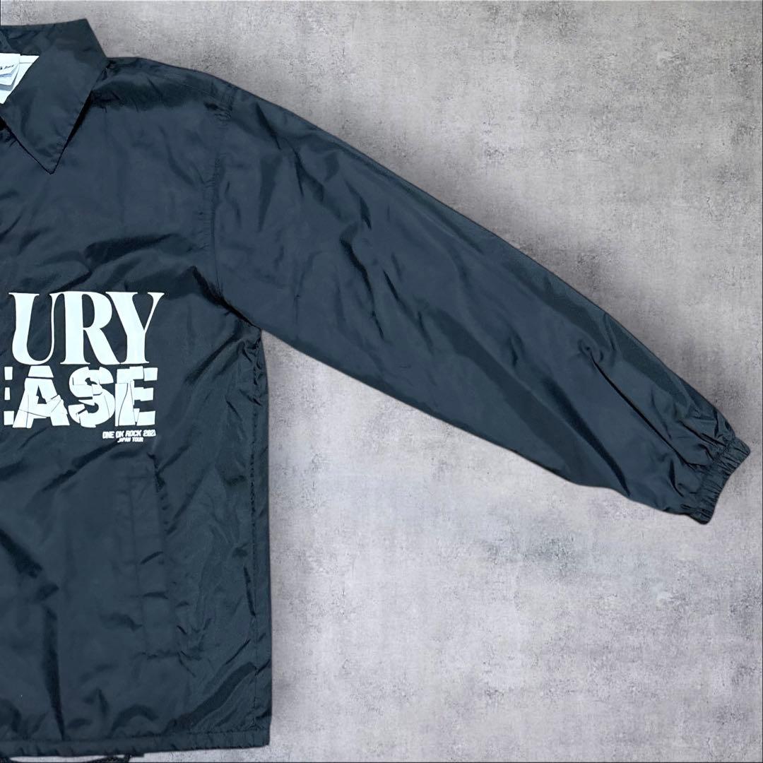 ONE OK ROCK ライブ　バンド　コーチジャケット　ブラック