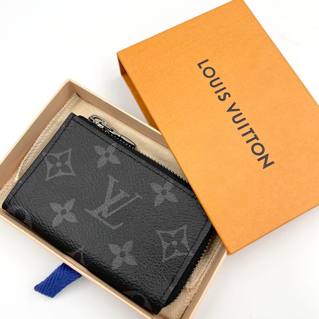 未使用レベル・RFID★ルイヴィトン　モノグラムエクリプス　ポルトモネ・ジュール