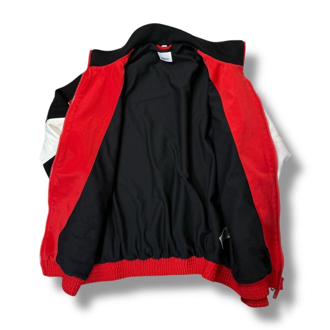 【美品】BURBERRY コットン ジャケット ティッシ期 レッド Lサイズ