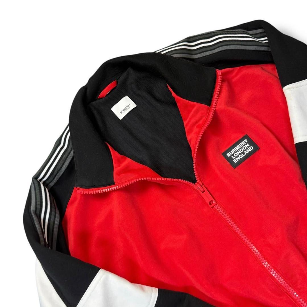 【美品】BURBERRY コットン ジャケット ティッシ期 レッド Lサイズ
