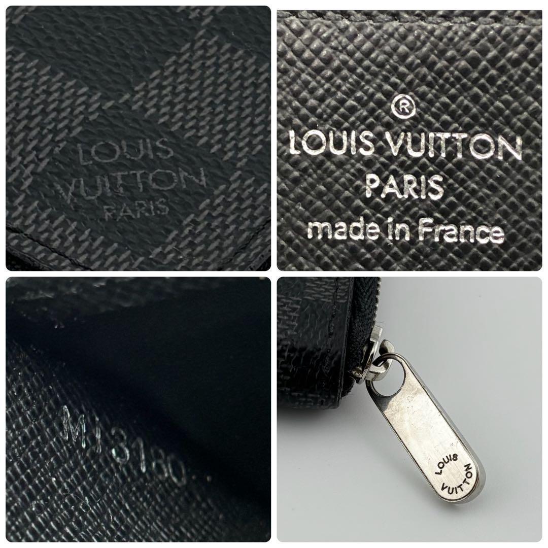 【美品】ルイヴィトン ダミエグラフィット ジッピーパース ケース