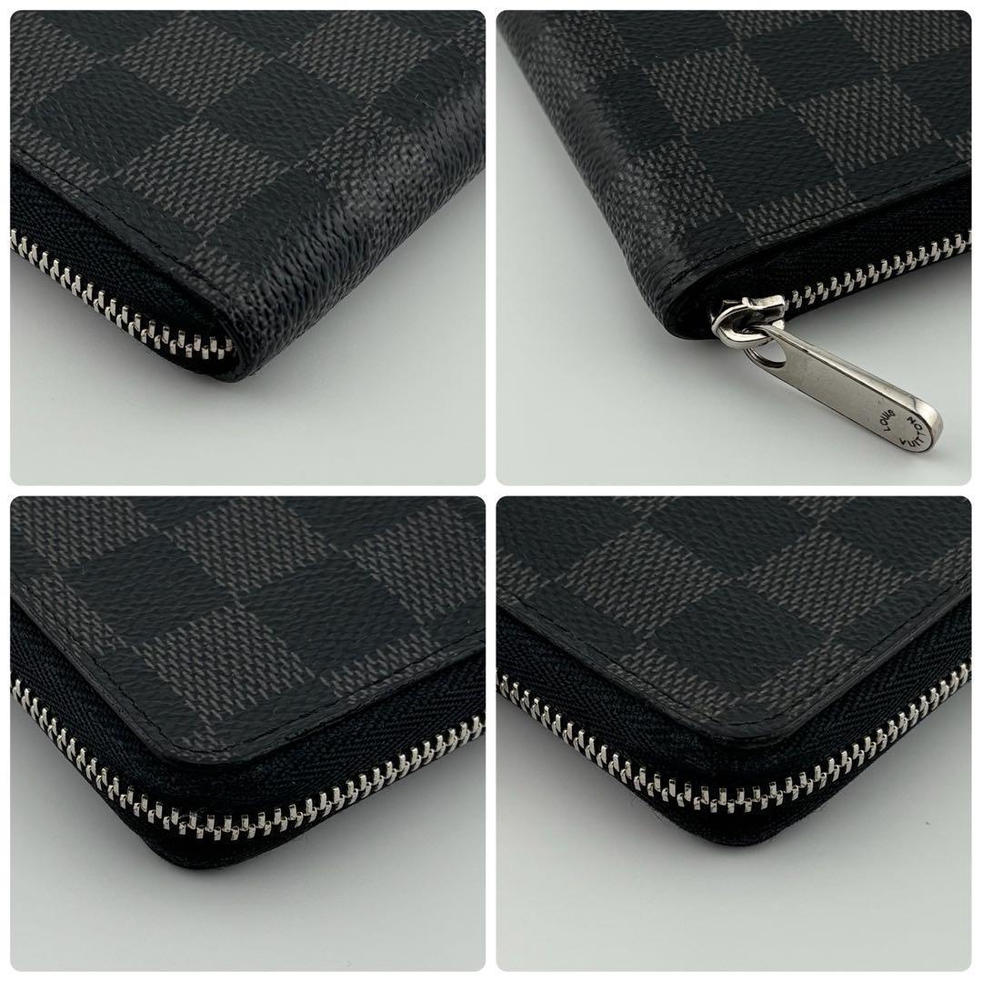 【美品】ルイヴィトン ダミエグラフィット ジッピーパース ケース