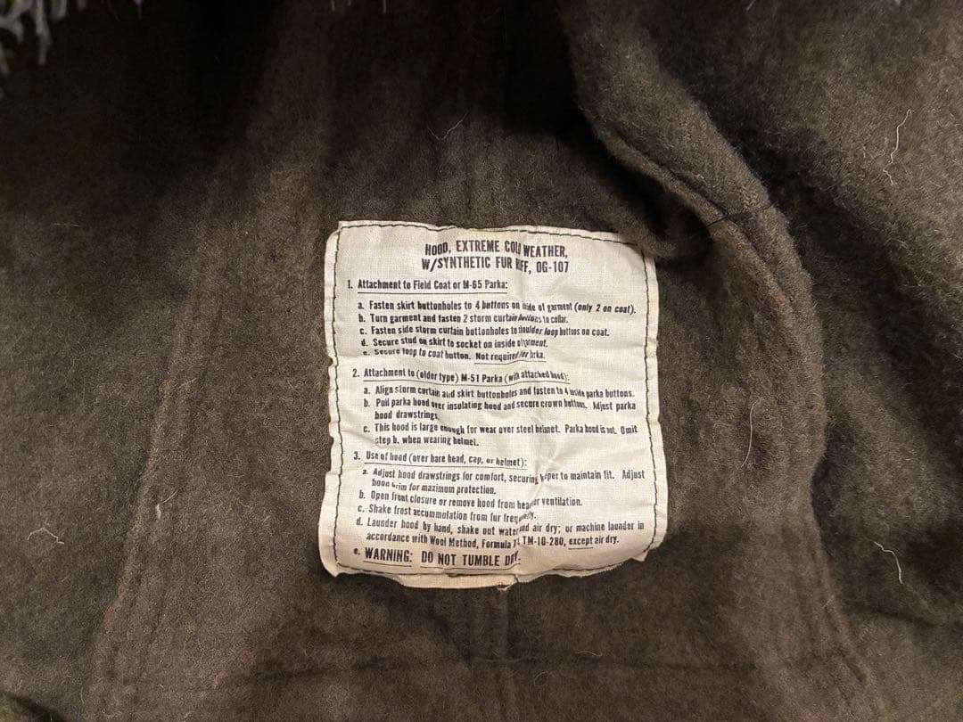 M65 フィッシュテールパーカー XS