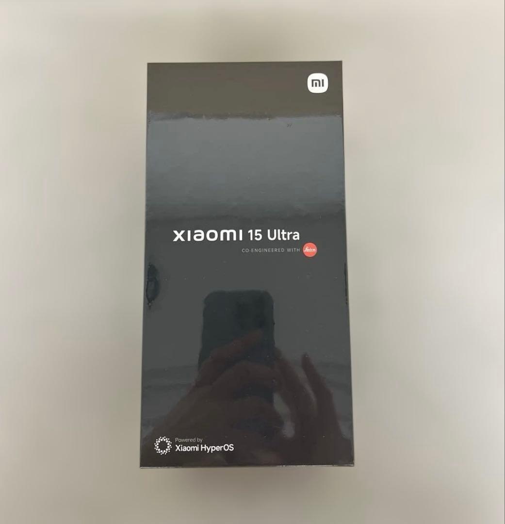 ￼601086 新品未開封Xiaomi 15 Ultra 国内版シルバークローム