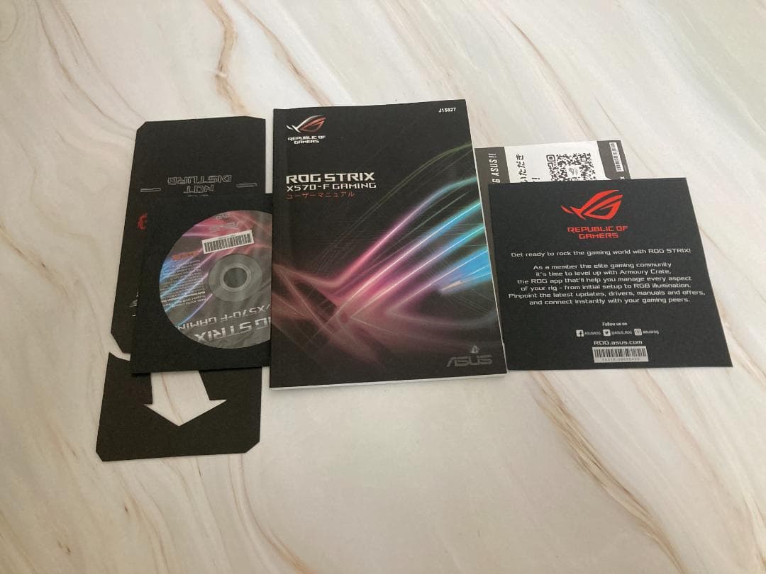 ASUS AMD ROG STRIX X 570-Fゲーミングマザーボード