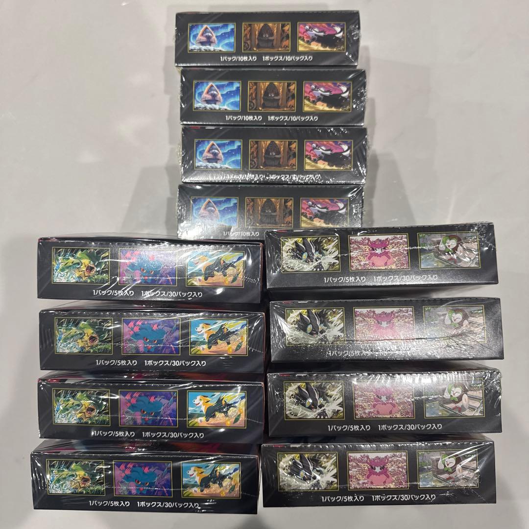 ポケモンカード　新品未開封　シュリンク付きBOXまとめ売り