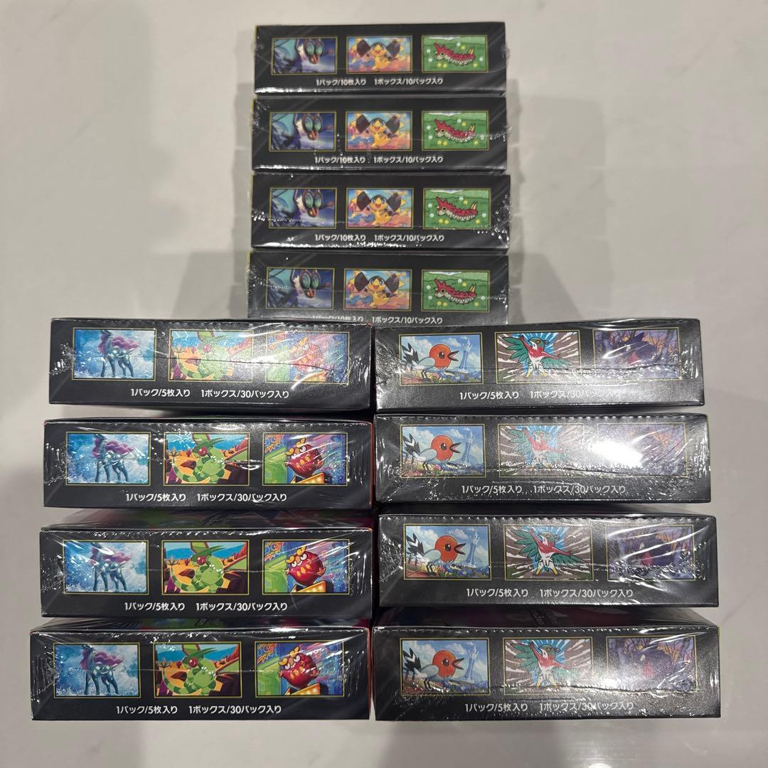 ポケモンカード　新品未開封　シュリンク付きBOXまとめ売り