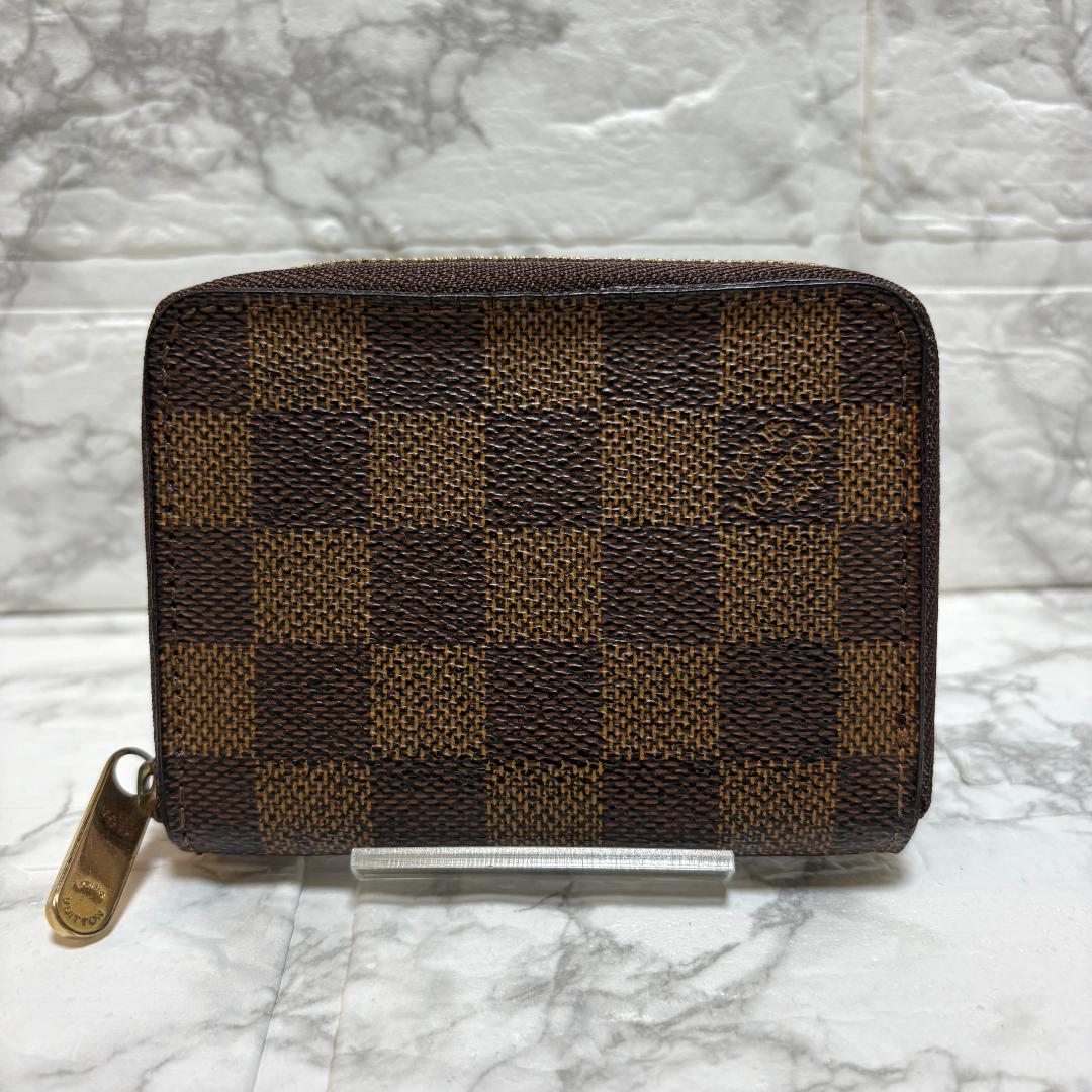 ルイヴィトン ダミエ ラウンドファスナー ケース コンパクト財布