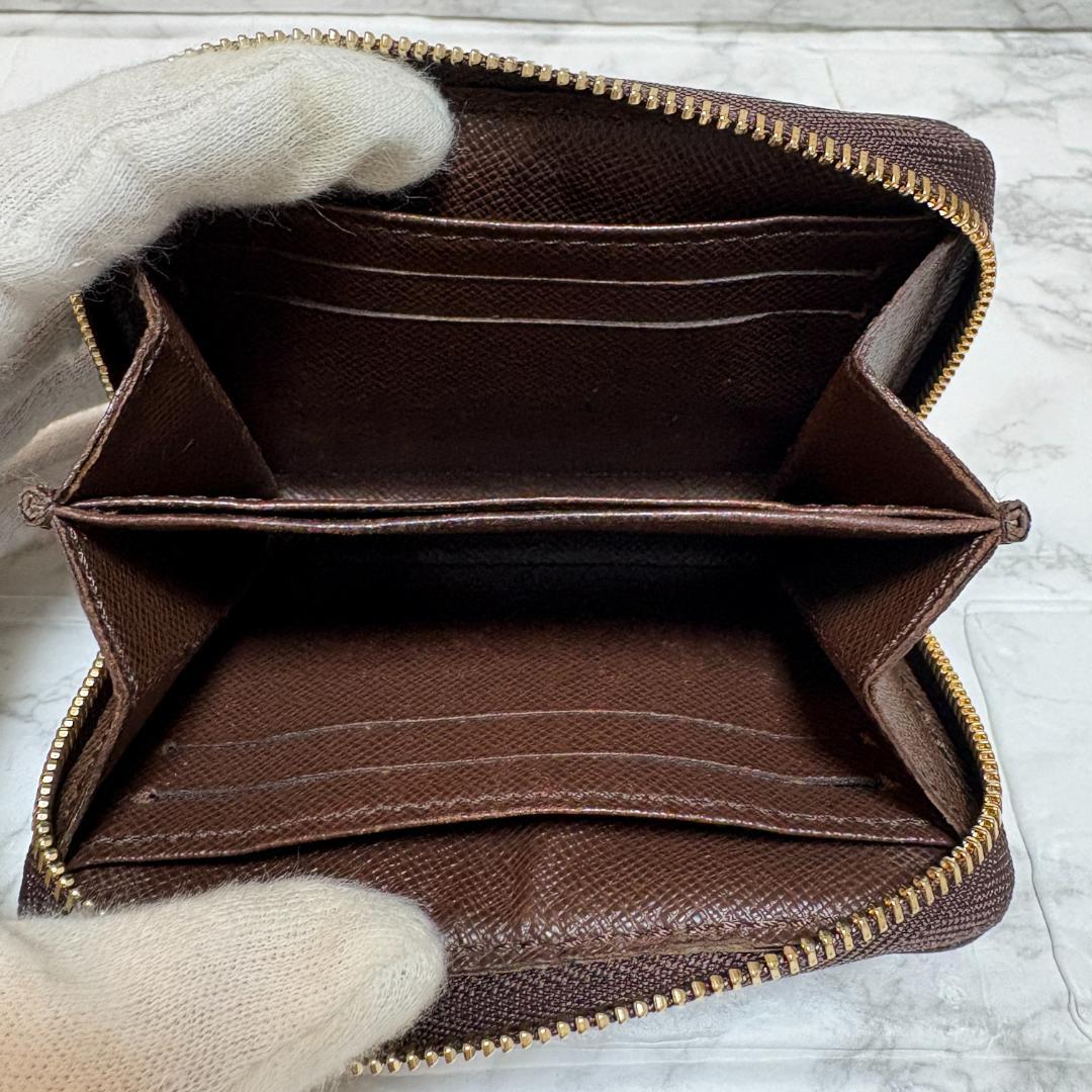 ルイヴィトン ダミエ ラウンドファスナー ケース コンパクト財布