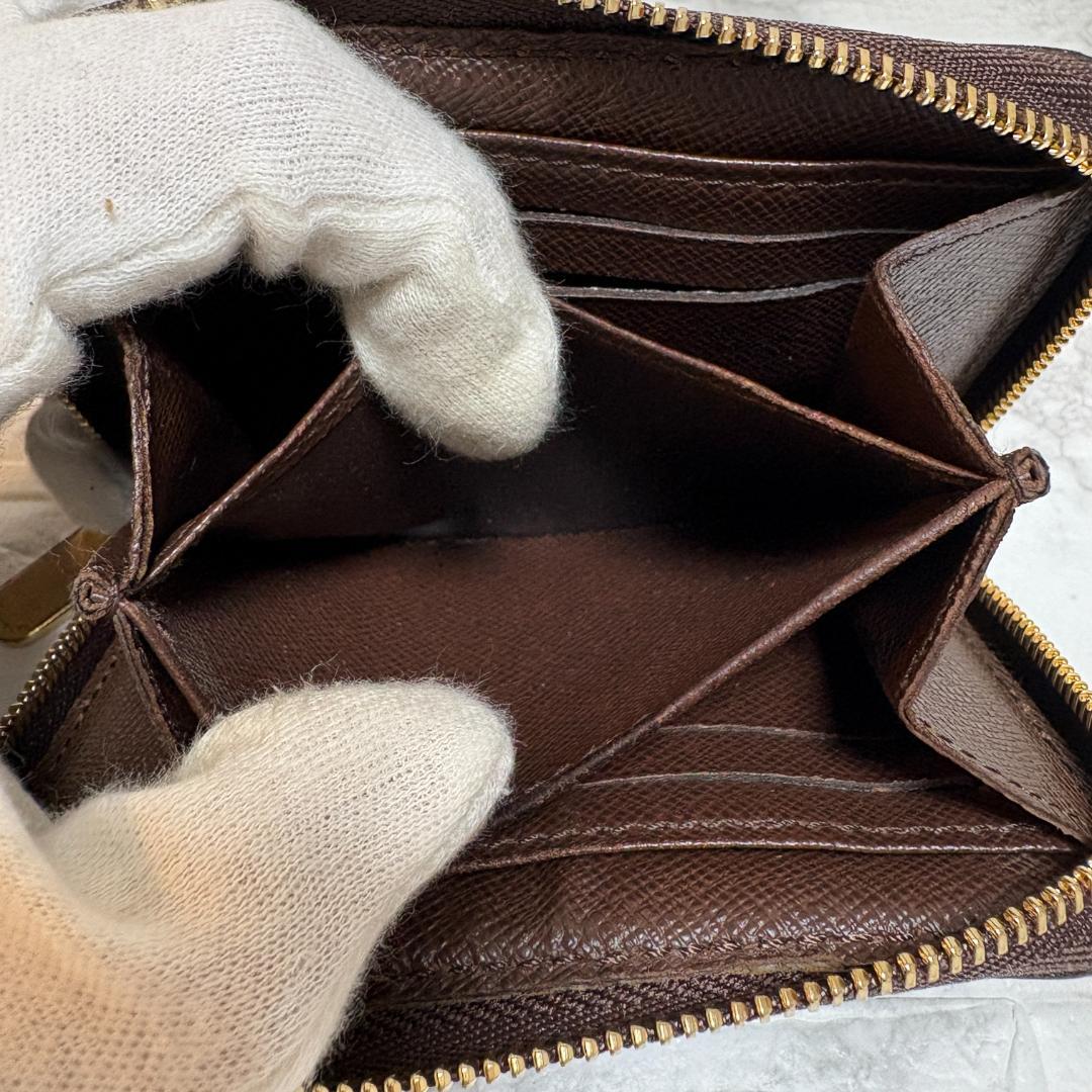 ルイヴィトン ダミエ ラウンドファスナー ケース コンパクト財布