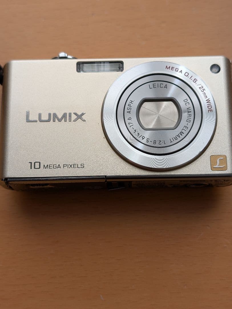 パナソニック デジカメ lumix dmc-fx35 ゴールド 動作確認済み