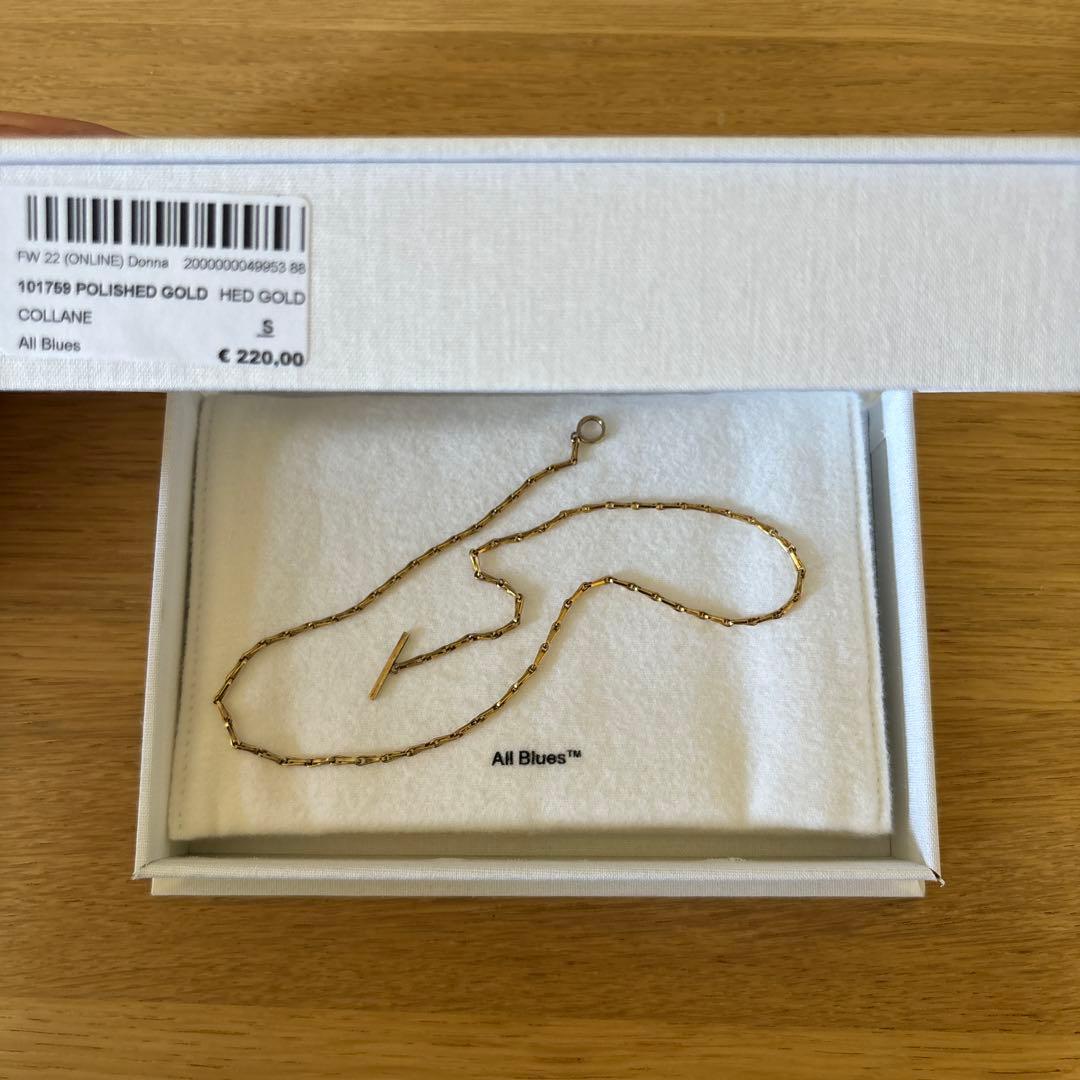 アクセサリー All Blues FOLD NECKLACE 42cm