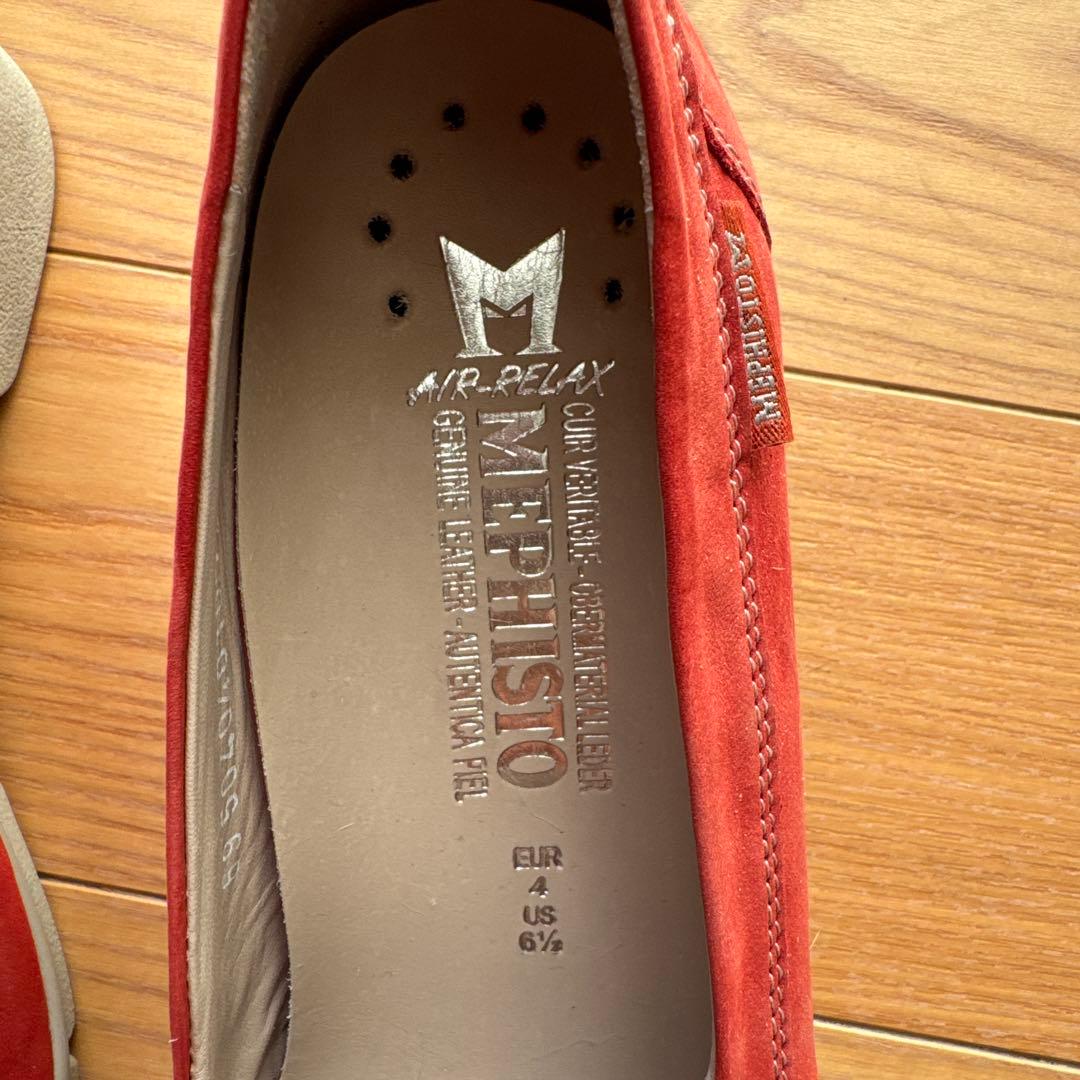 Mephisto スエード モカシン 40 ローファー