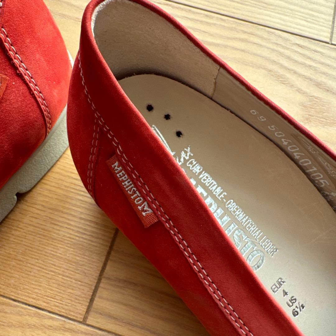 Mephisto スエード モカシン 40 ローファー