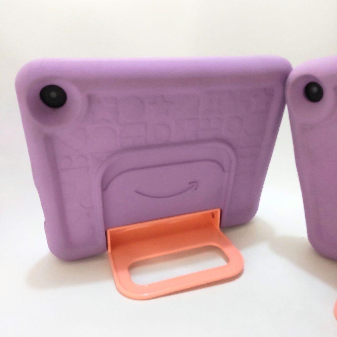 Amazon Fire7 キッズタブレット 専用ホルダー パープル 2個セット