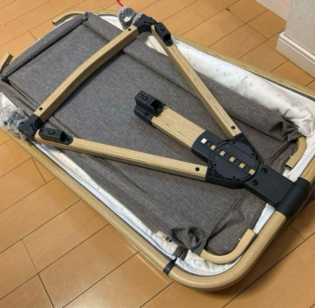 【付属品完備】HZDMJ 折りたたみ式 ベビーベッド