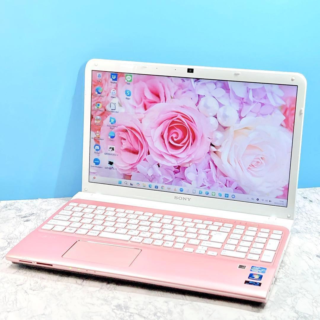 大人気✨新品SSD✨i7✨Win11✨オフィス✨ピンク✨VAIO✨ノートパソコン