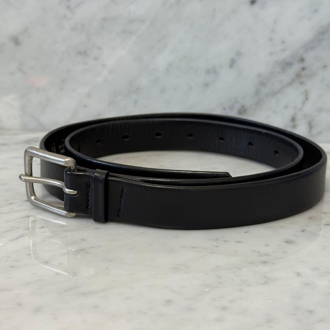 美品 Y's ワイズ ヨウジヤマモト ベルト 本革 レザー ブラック F01