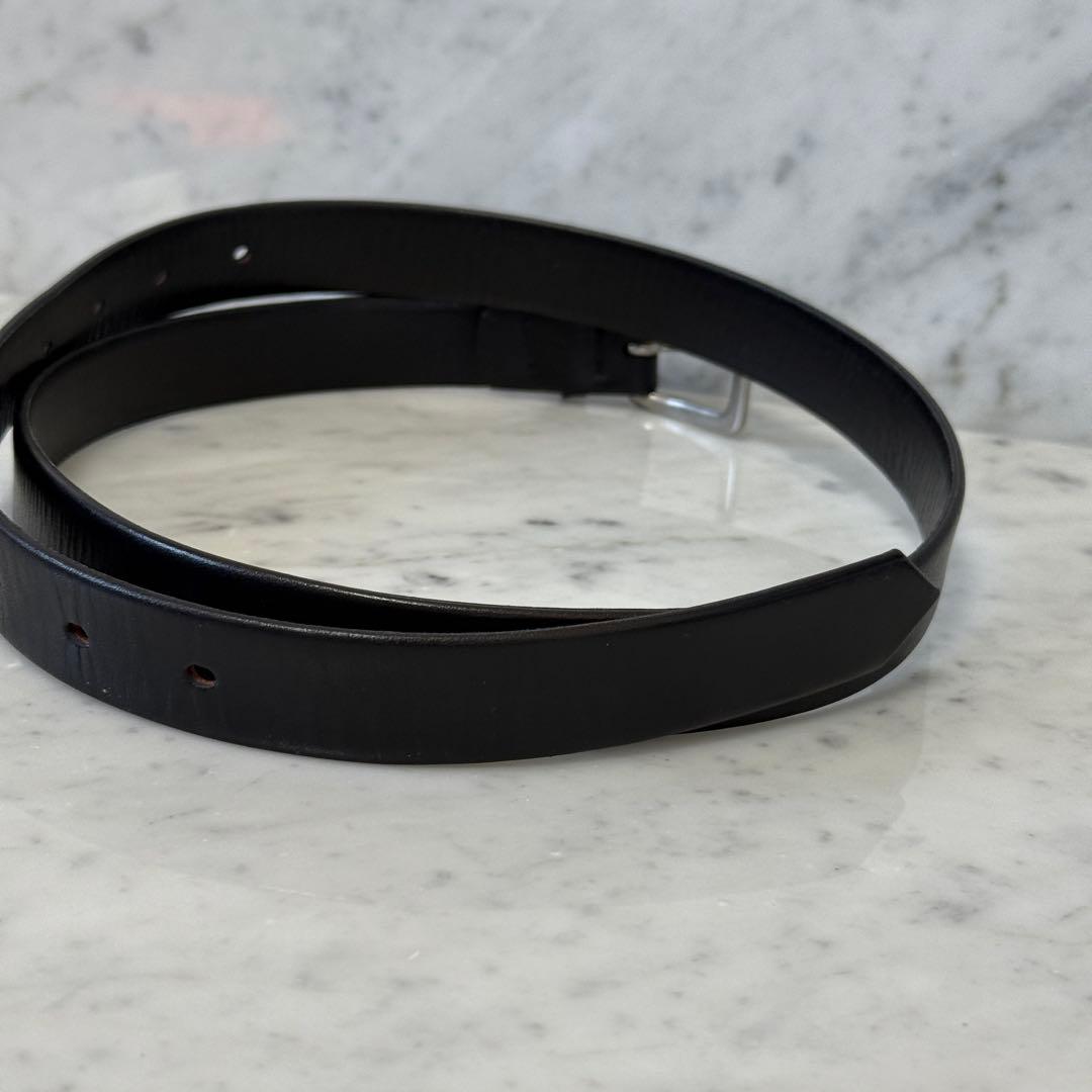 美品 Y's ワイズ ヨウジヤマモト ベルト 本革 レザー ブラック F01