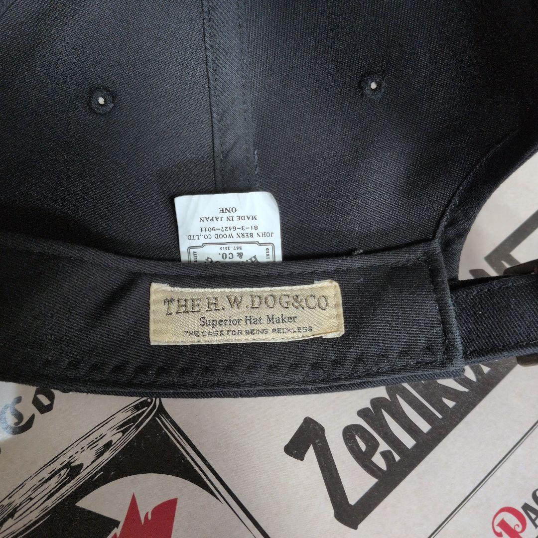 THE H.W. DOG&CO BB CAP ベースボール　レザーキャップ