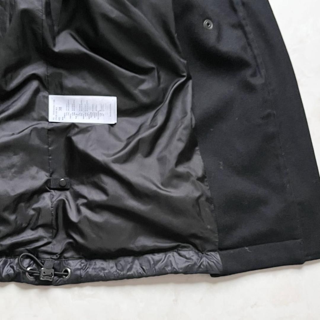 ENFOLD MELTON×DOWN COAT　ダウン　ウール　異素材　38 M