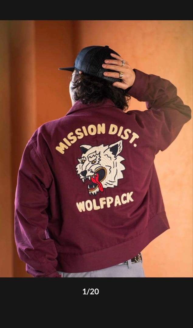 ジャケット・アウター MISSION DISTRICT WOLFPACK JACKET XL