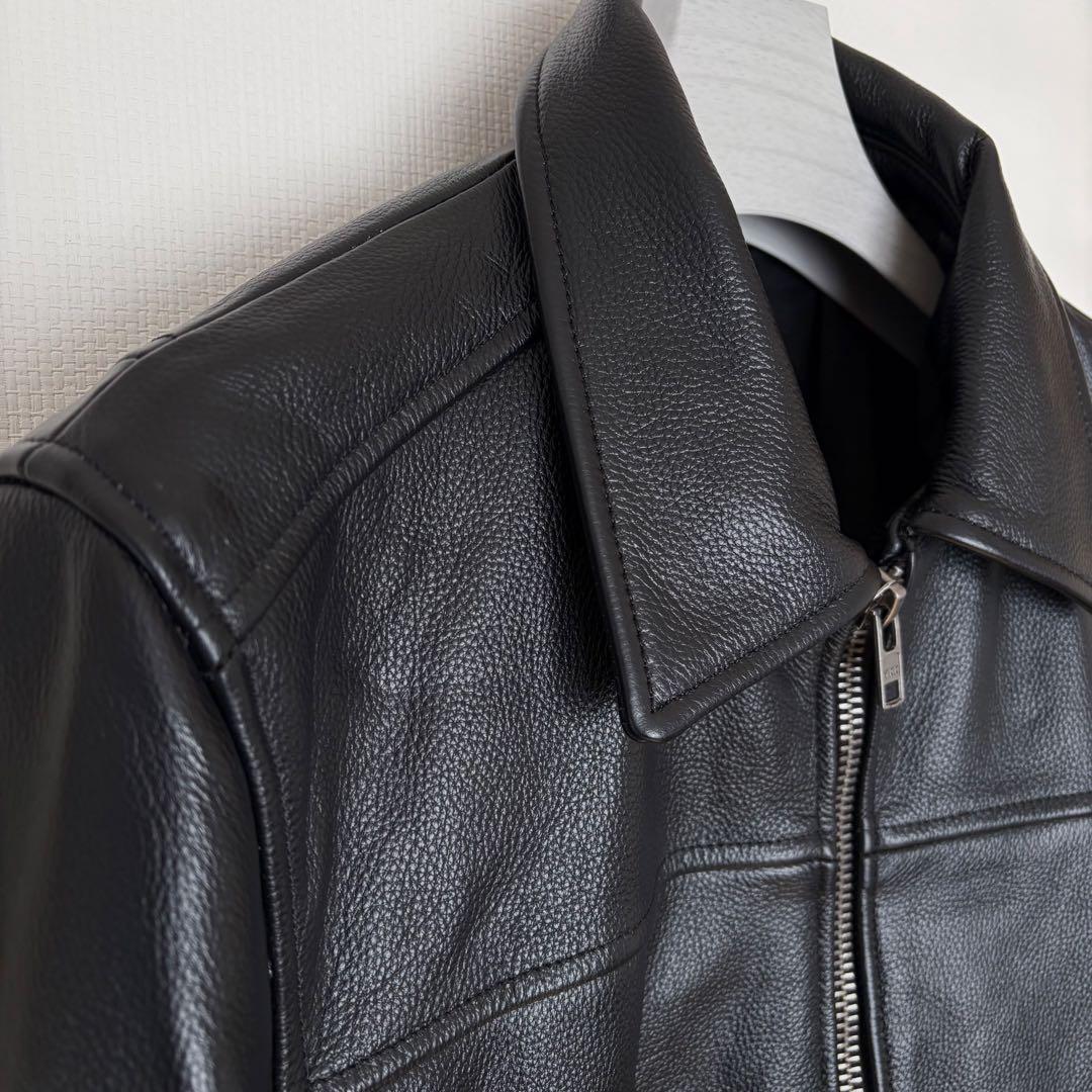 レザージャケット 革ジャン ブラック L