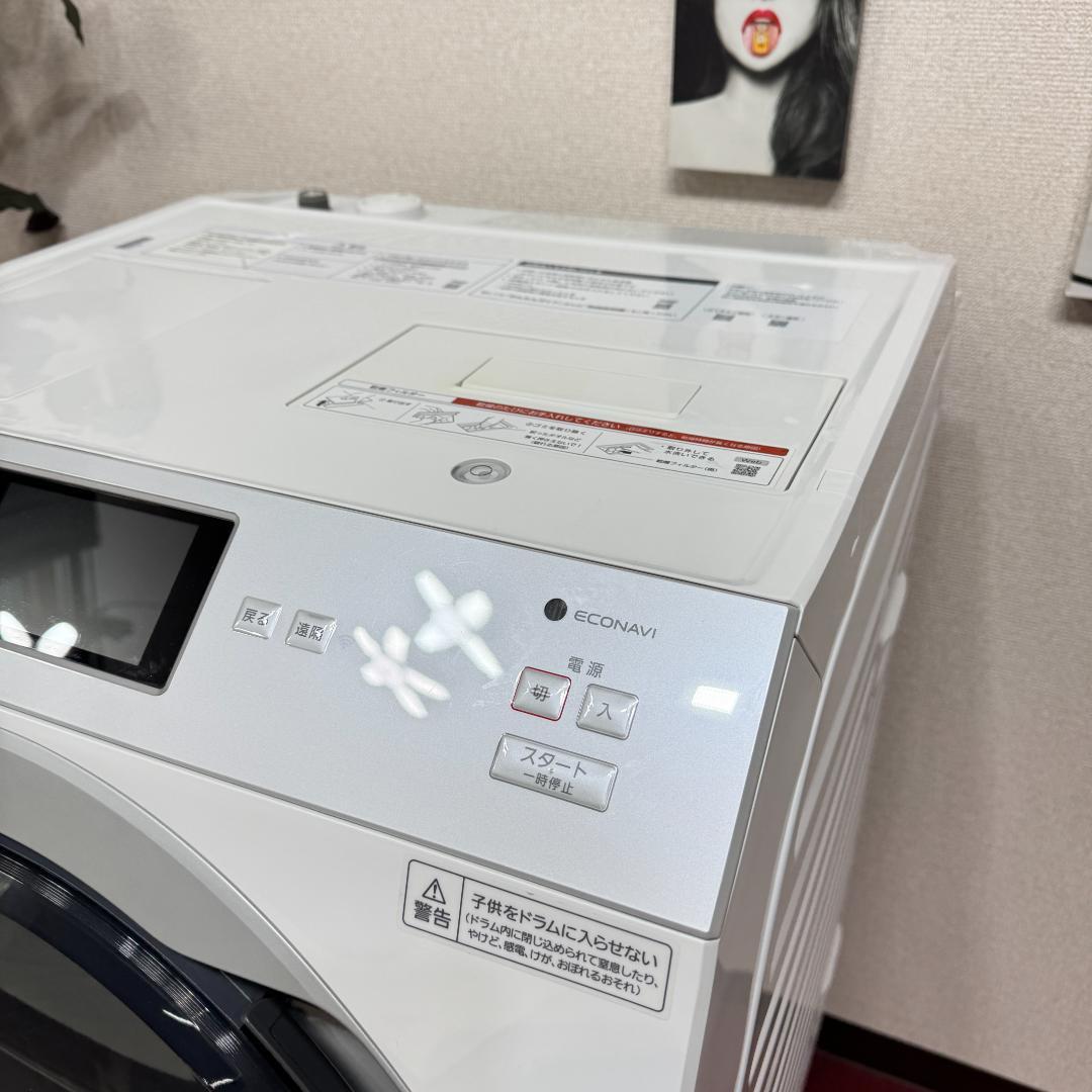 東京23区送料無料　美品パナソニックドラム洗濯乾燥機型　自動投入付き　分解清掃済