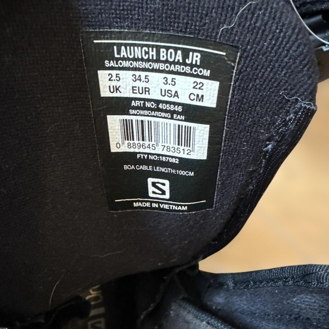 スノーボード SALOMON LAUNCH BOA JR 22cm